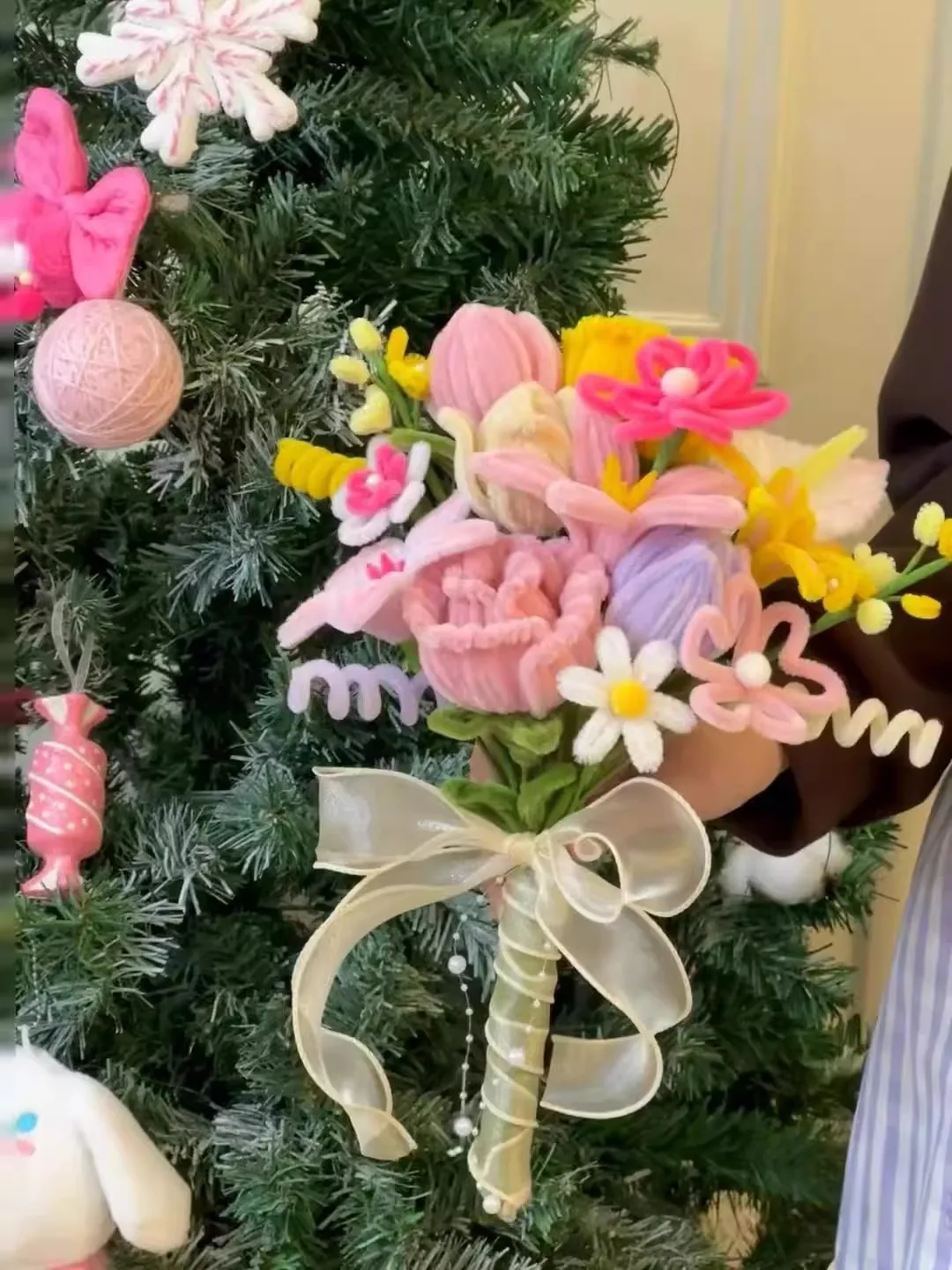 kit-de-material-diy-para-buque-de-flores-artesanal-para-pedido-de-casamento-com-hastes-torcidas-e-petalas-coloridas