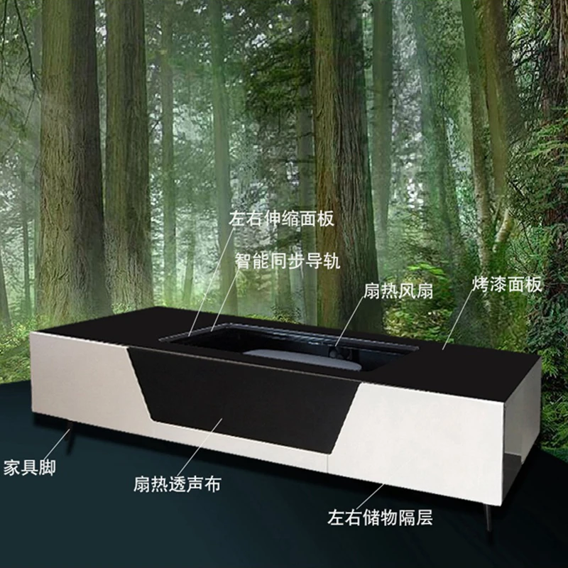 Danlemaker laser tv cabinet cinema equipment intelligent electric laser projector short focus special machine cabinet