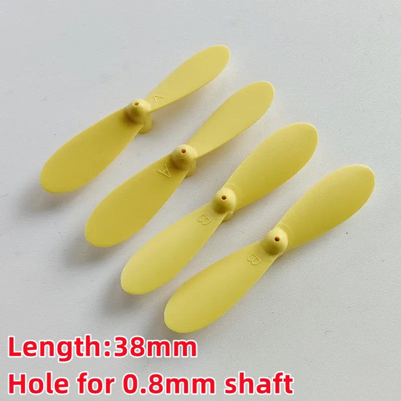 38mm 3.8cm 0.8mm CW CCW AB Props Propellers Main Blades fit 716 615 Coreless Motor For Airplan Drone (5 Pair)