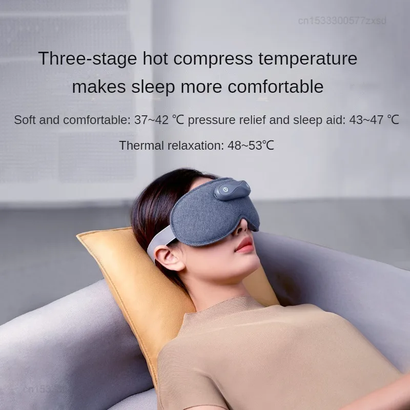 Youpin KULAX Graphene Heated Eye Mask Full Shading Relaxing Sleeping Eye Mask Block Out Light for Sleeping Aid Eye Mask Portable