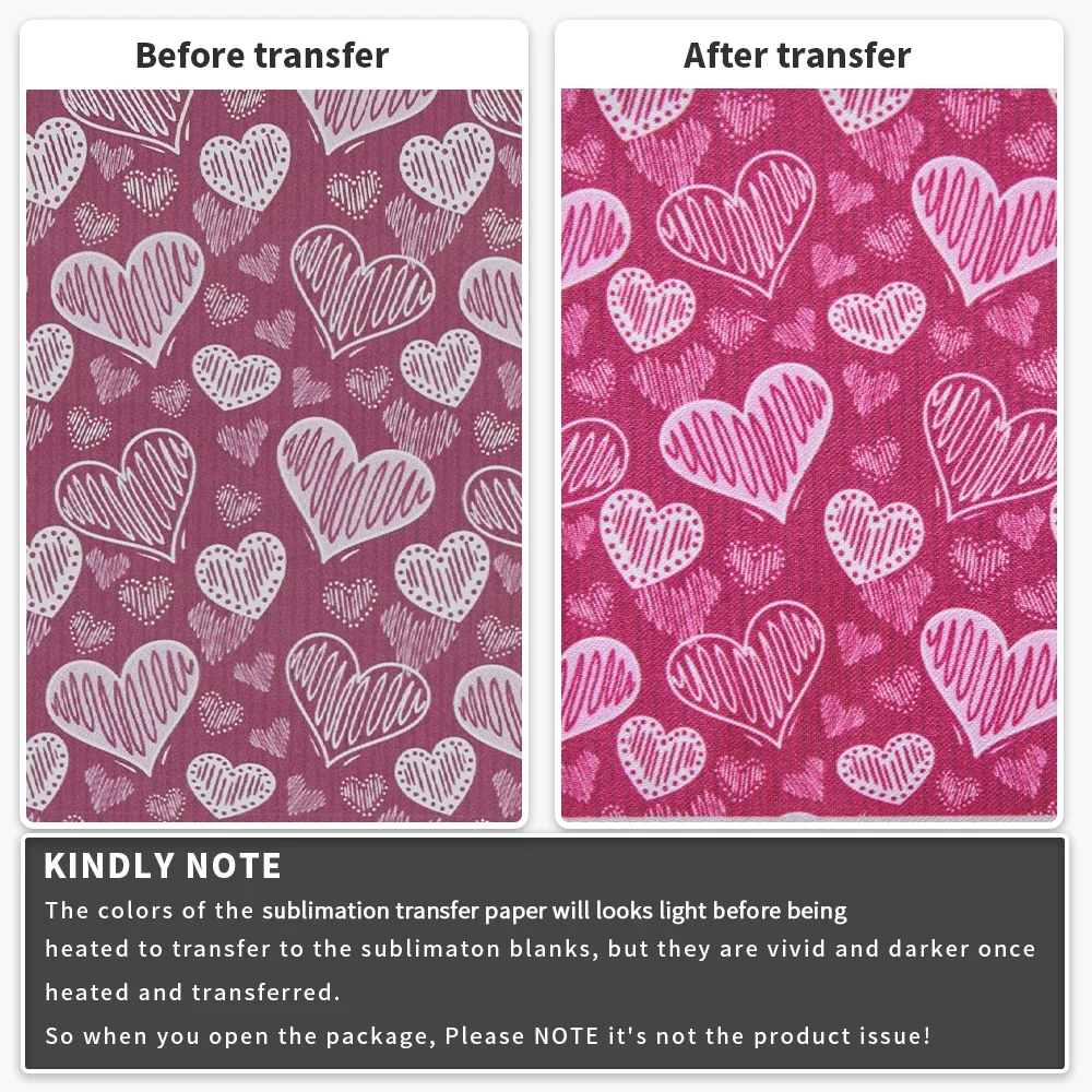 WOWOCUT Rainbow Infusible Paper 12"X12" Summer Style Sublimation Heat Transfer Vinyl Sheet Iron on T-Shirt Sublimation Paper