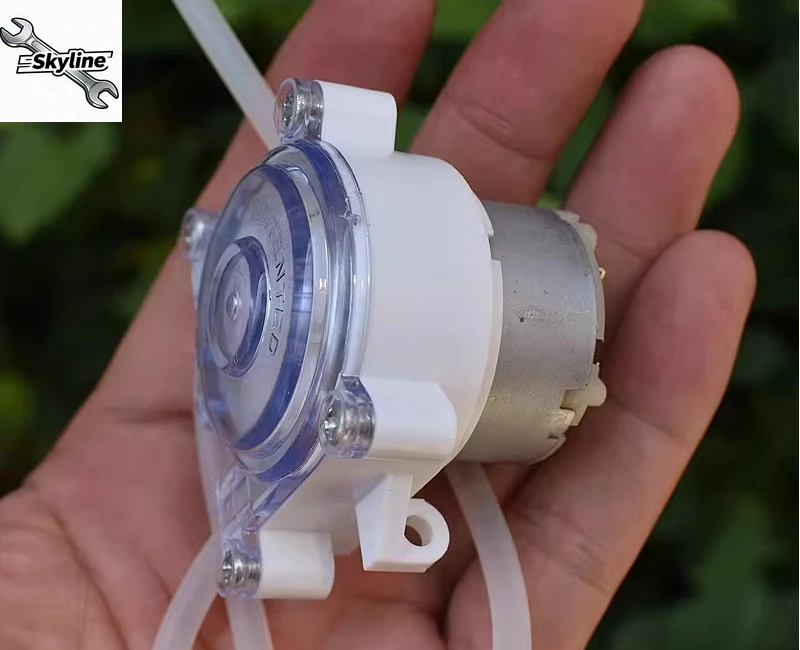 Micro Peristaltic Ink Squeeze Pump DC6V-12V, 500 Planetary Gear Reduction Drive Motor