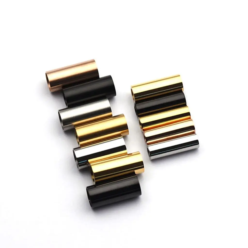 

10 шт. 3/4/5/6 мм магнитная пряжка из нержавеющей стали, круглая трубка, прямая кожаная веревка, застежки для браслета, сделай сам, ювелирные изделия