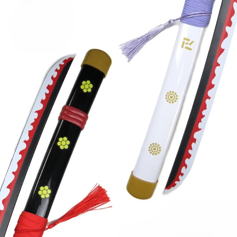 42 センチメートル/16.53 インチアニメゾロ刀剣モデルサムライ小道具コスプレ周辺機器木製鞘付きコレクタブル装飾品男の子のおもちゃ