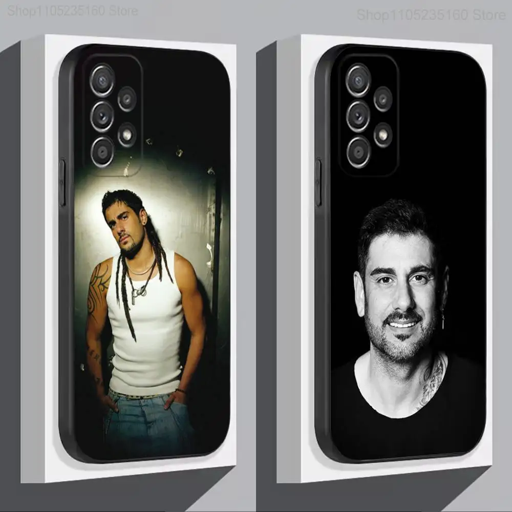 

M-Melendi Spanish Singer Phone Case For Samsung S 9,10,21,30,22,23,24,25,Ultra,Plus,Lite,FE,4,5G Black Soft Case