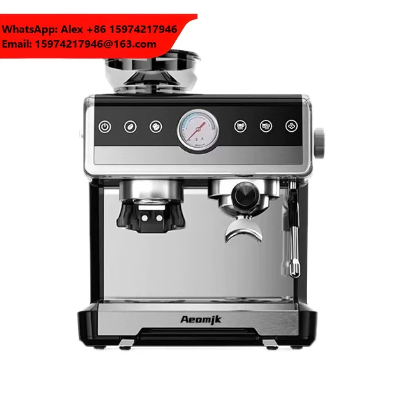 Italian Semi-automatic Small Household Concentrated Grinding Integrated Machine With Dual Heating Commercial Use Coffee Machine
