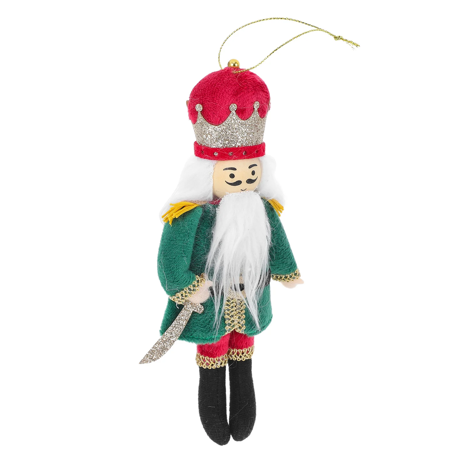 

Nutcracker Soldier Christmas Decorations Fabric Stuffed Holiday Crafts Figures Tree
