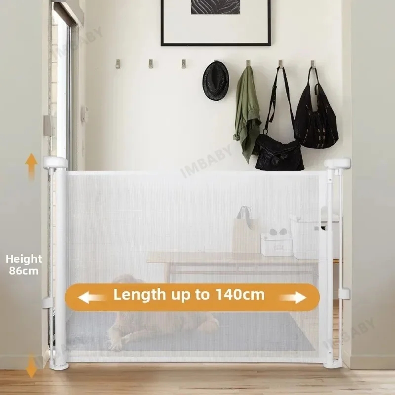 IMBABY Child Safety Retractable Door Sill | Adjustable Baby Staircase Guard & Anti-Fall Barrier – Non-Slip Toddler Protection