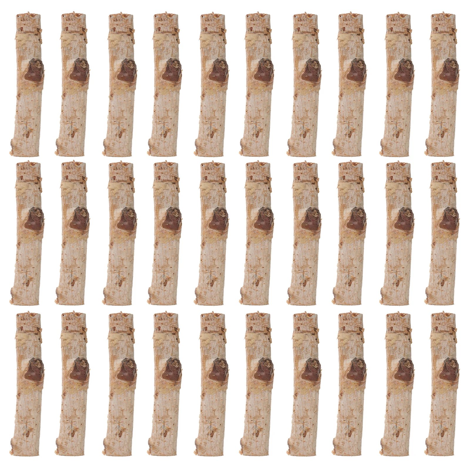 

30pcs Decorative Wooden Sticks Craft Unfinished Hardwood Photo Props 10cm Long Natural Wood Branches DIY Supplies
