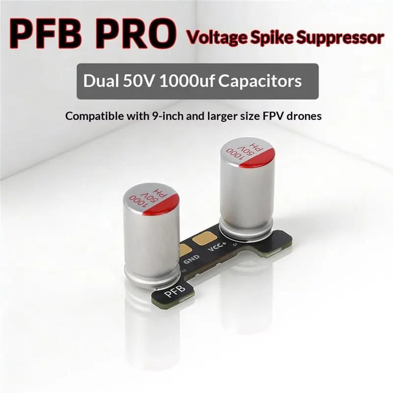 DIGIT-PFB PRO Dual 50V 100Uf HD Long Range Quadcopter For 9 Inch And Larger FPV Drones FPV Drones Power Filter Board