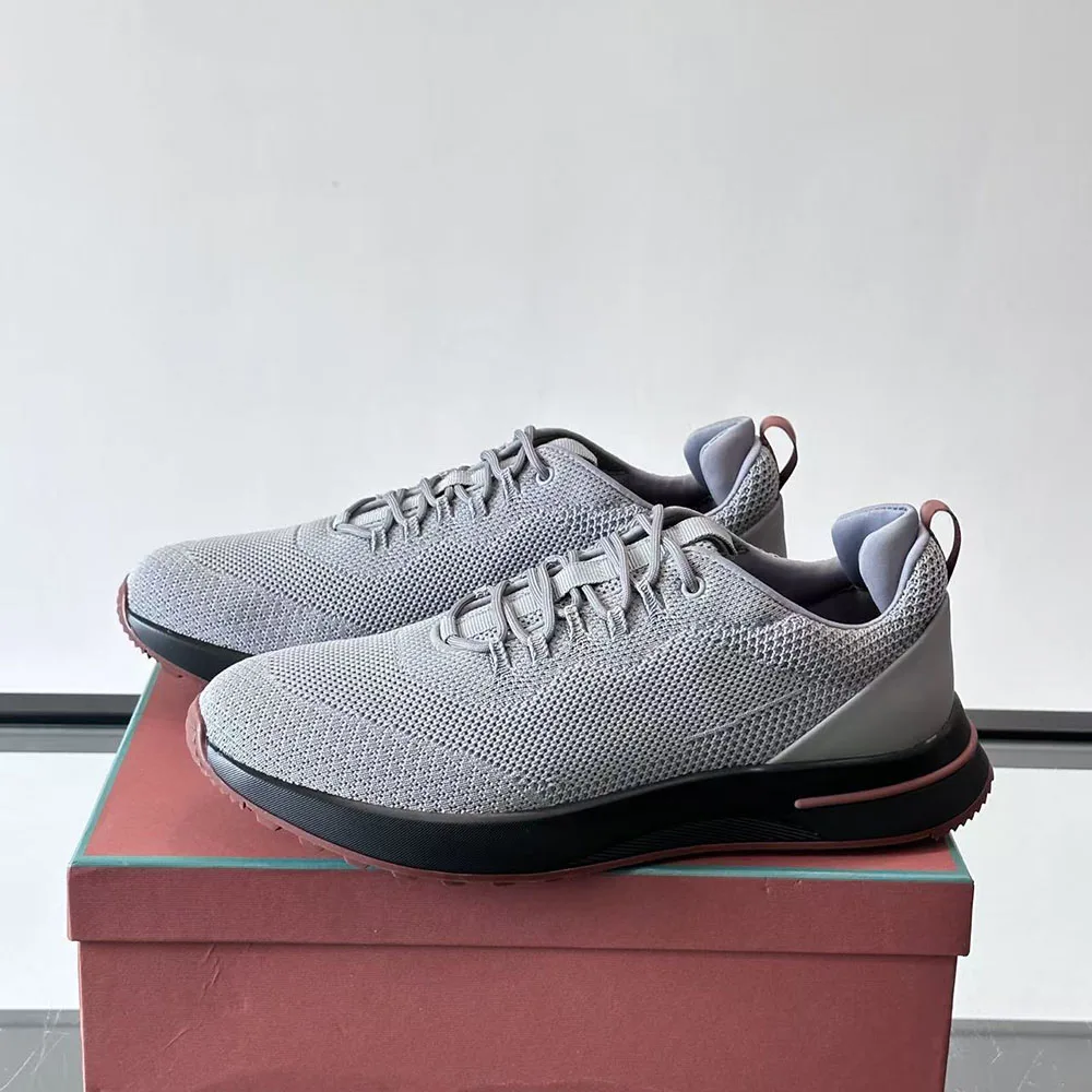 2025 Top Quality summer New Men's Breathable Mesh Casual Sneakers Luxury Style Comfortable Lace-Up Running Shoes