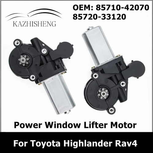 Motor elevador de ventana eléctrico delantero derecho izquierdo de 2 pines para Toyota Highlander Rav4 85710-42070 85720-33120