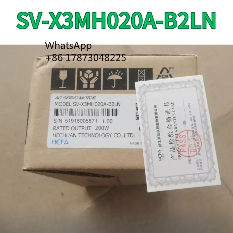 

NEW servo motor SV-X3MH020A-B2LN Fast Shipping