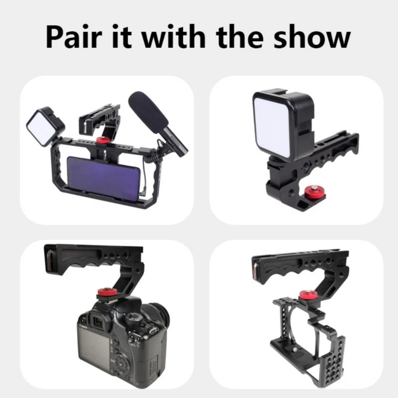 مقبض مريح من سبائك الألومنيوم للكاميرا وقبضة يد علوية للاستخدام المريح 40JB #1