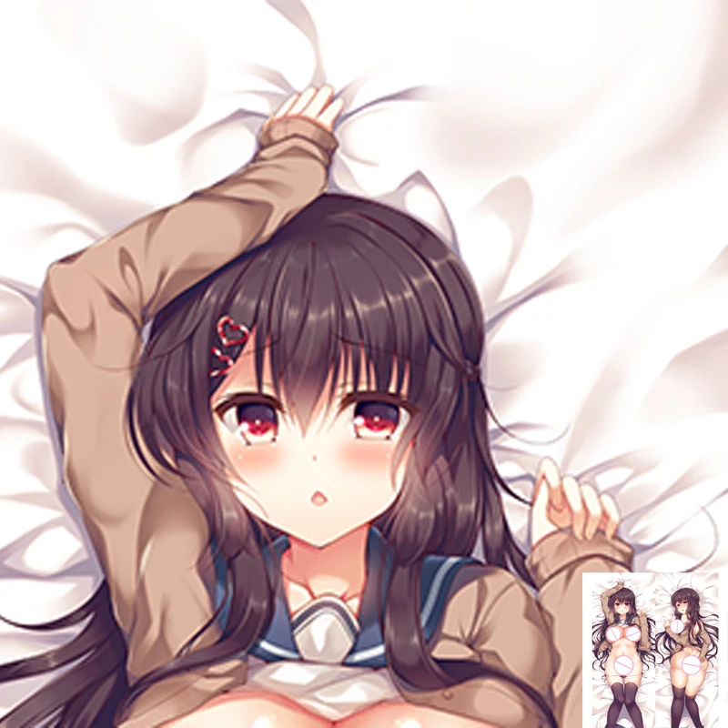 

Dakimakura Anime Pillow Cover Young Girl Tits Double Sided Print 2Way Cushion Cover Xmas Gifts