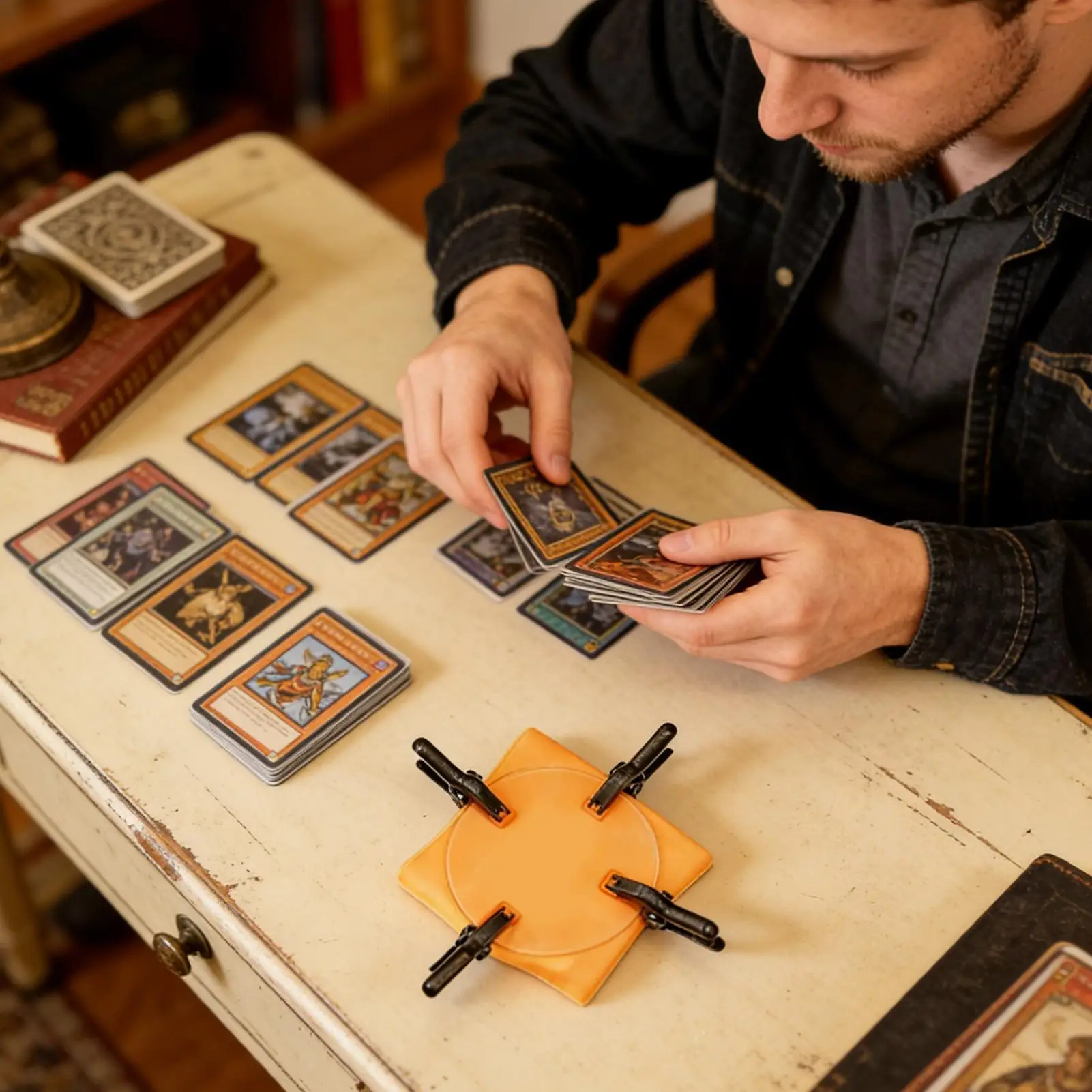 

Набор для чистки карт, 162 предмета: комплект для выравнивания, сортировки и ухода за спортивными картами, для защиты и фиксации, для дома, офиса и спорта