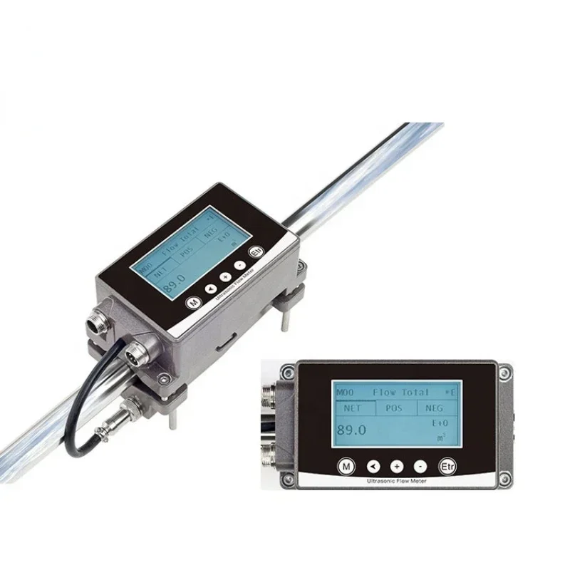 

HLF400 DN15-DN40 Universal small pipe clamp-on ultrasonic flowmeter/flow meter