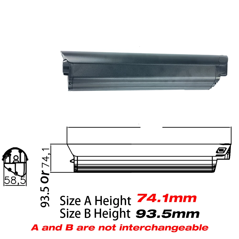 48V Integrated Battery 10Ah 14Ah 14.5Ah 16Ah 17.5Ah for Molicycle R1 GOVELO Actbest Core Fafrees F26 Pro Spare Battery