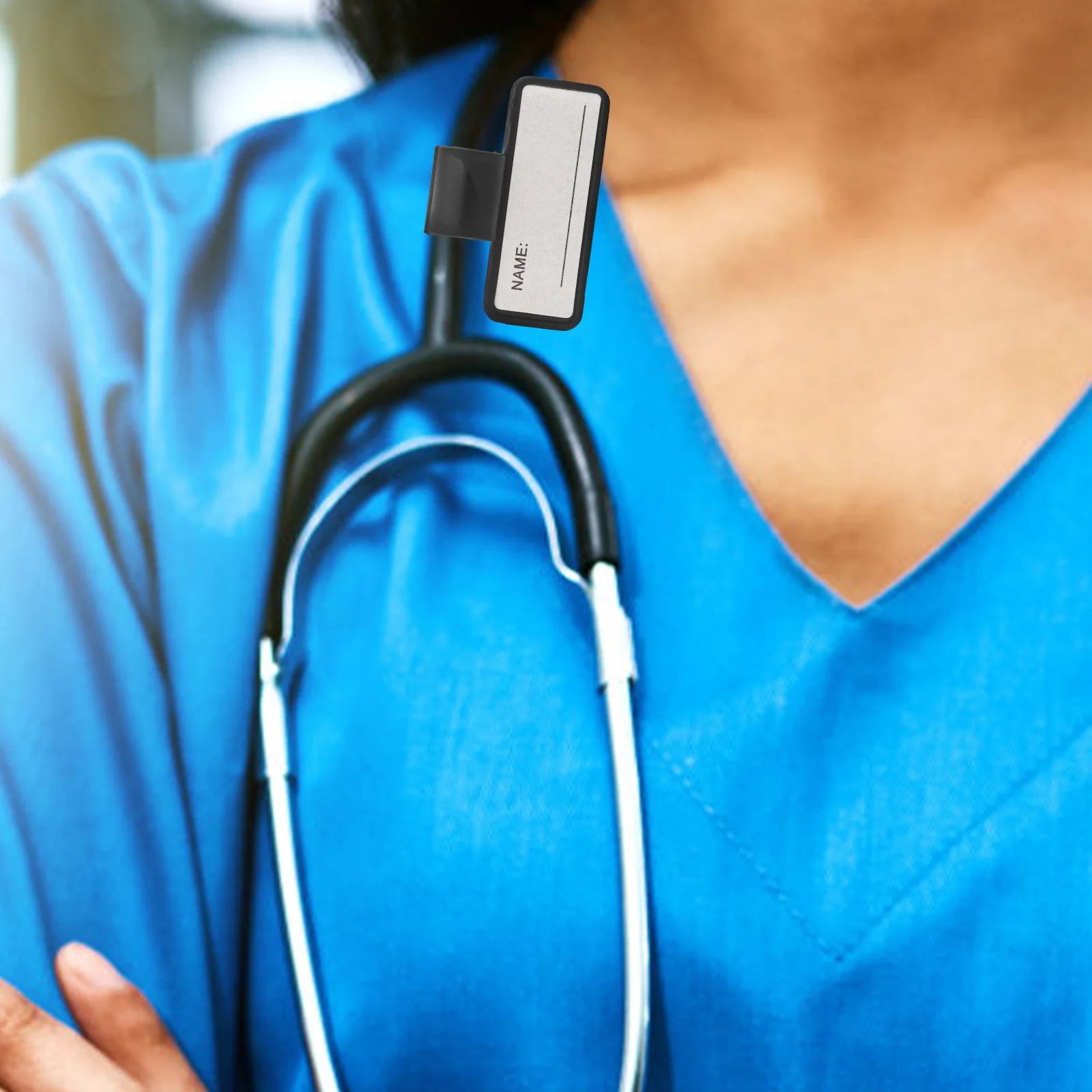 

8Pcs Stethoscope Name Tag Set Fine Workmanship Identification Tag Light Stethoscope Supply Badge Name Tags Identification Supply