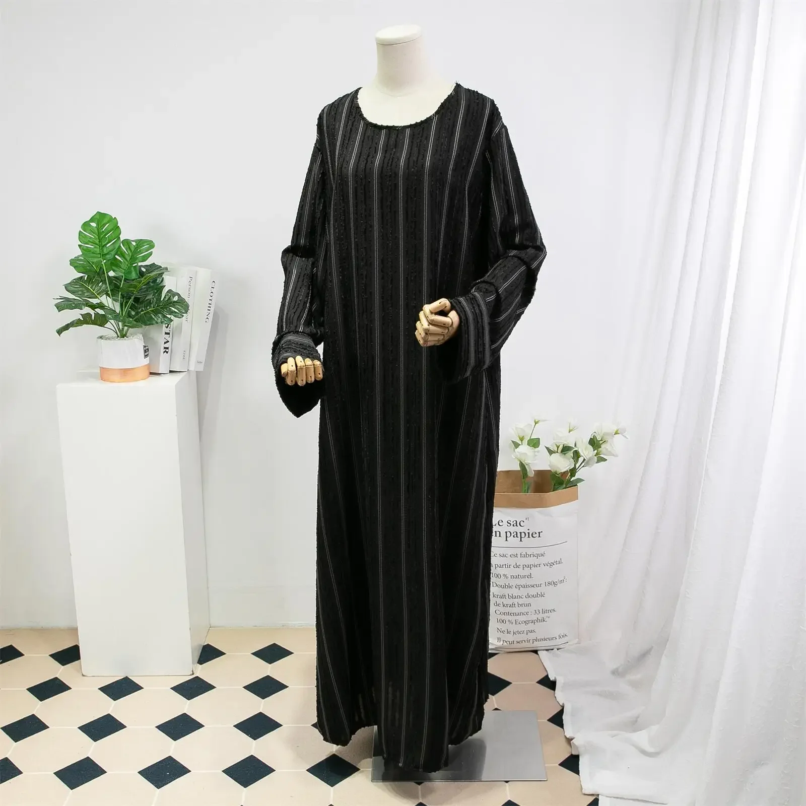 Sweatshirt Abaya Loose Muslim Dress  Abayas for Women Dubai Casual Wear Turkey Ramadan Islamic Clothing Kaftan Robe