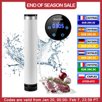 BioloMix 4th Generation Smart Wifi Sous Vide Cooker IPX7 Waterproof Super Slim Thermal Immersion Circulator with APP Control