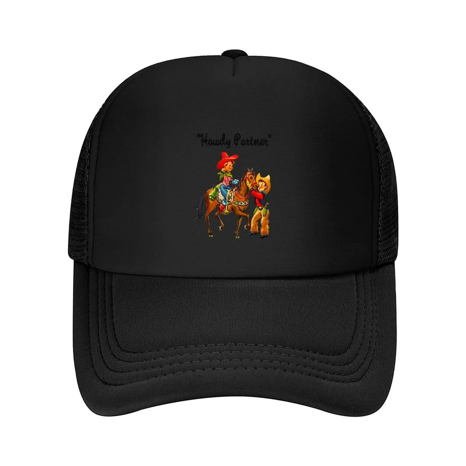 

Howdy Partner Cowboy Baseball Cap custom caps Golf Cap Rugby Hat Man Luxury For Girls Men's