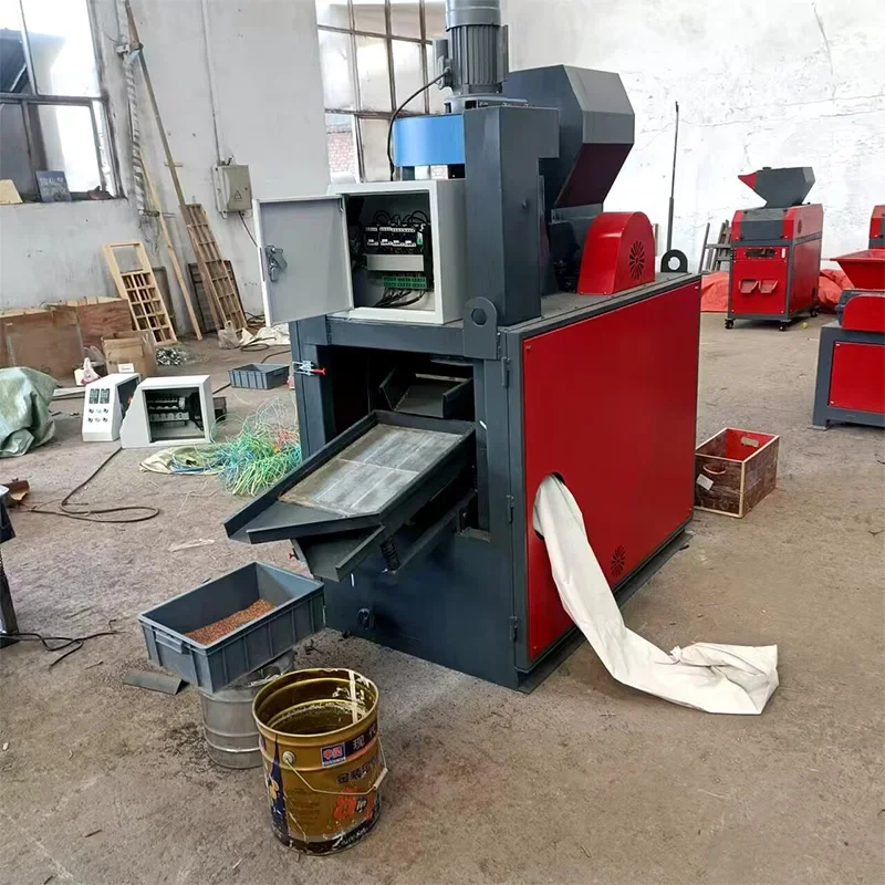 Small-Scale Household Copper Recovery Machine for Separating Plastic From Copper; Recycling and Separation Crusher (Customized)