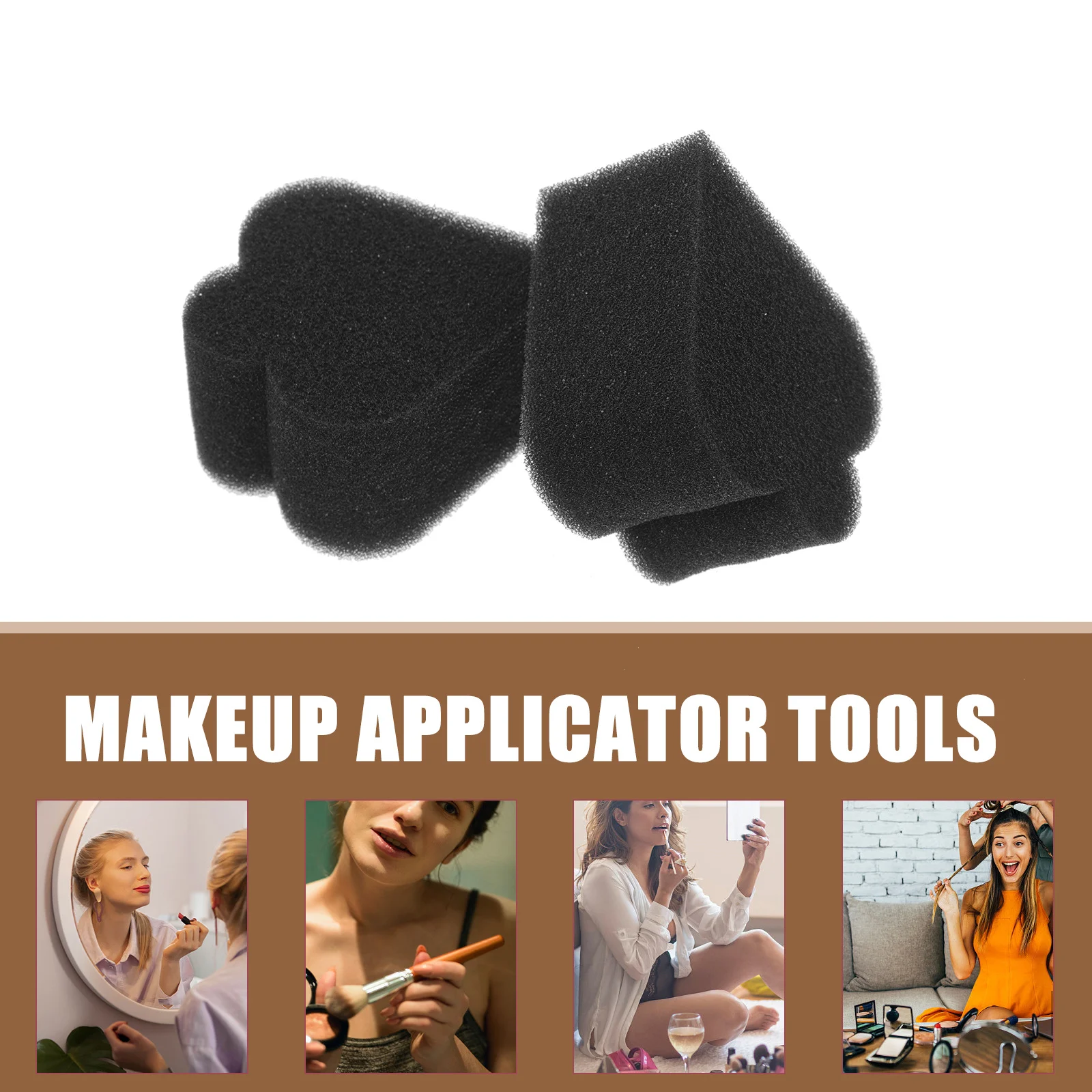 10 szt. Gąbeczek do makijażu w kształcie kwiatu śliwy, miękkie puszki do pudru, przenośne aplikatory do makijażu podkładu, kremu do twarzy i korektora.
