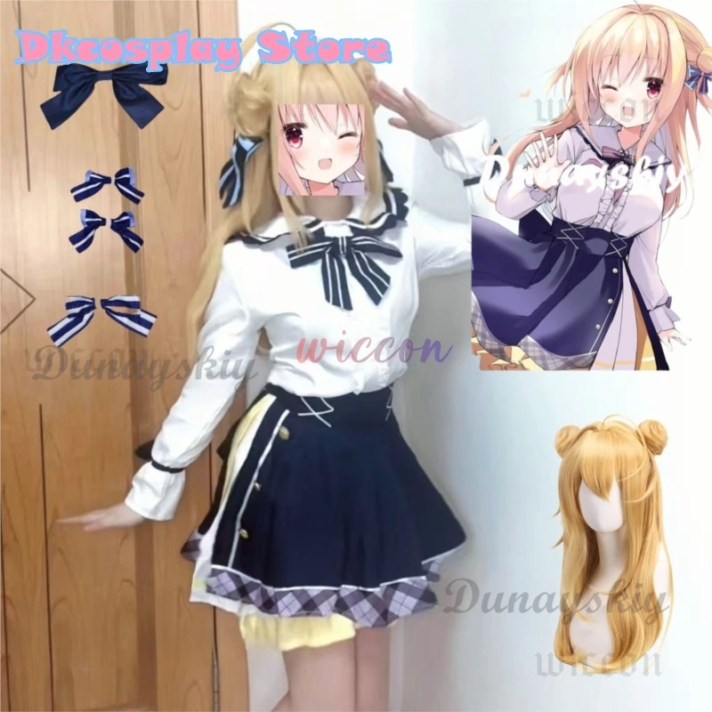 Game Hamidashi Creative Izumi Hiyori Cosplay Costume Adult Women Girls JK Skirt Suit Wig Halloween Uniform Outfit