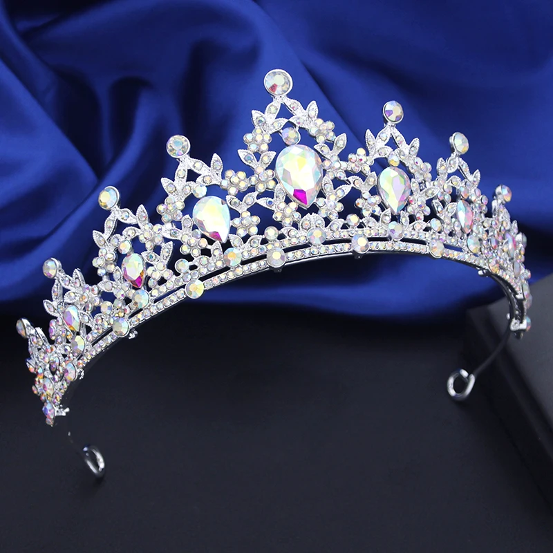 Luxury Princess Crown for Girls Bride diademi Royal Queen Bridal Wedding Crown accessori per gioielli per capelli