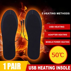 Foot Warmer USB Heated Insoles Pad Feet Warmer Pad Mat Winter Heating Insoles Winter Warm Heated Insoles USB Foot Heating Pad