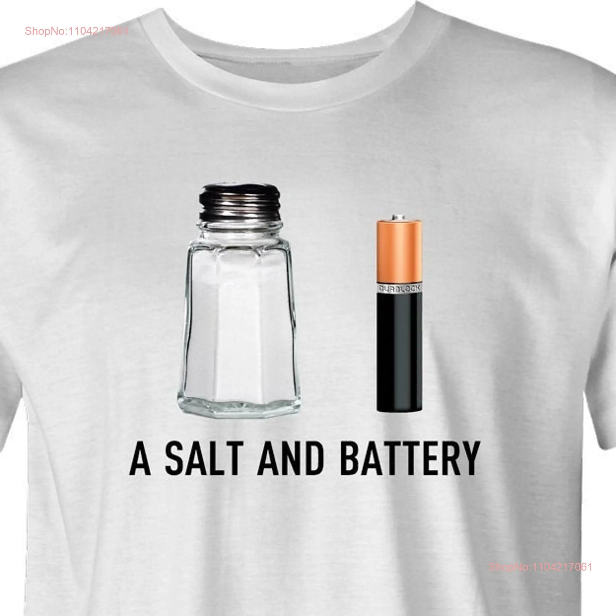 A Salt And Battery by BigBadT T Shirt com Free USA Shipping Funny Play On Words Assault Parody Offensive