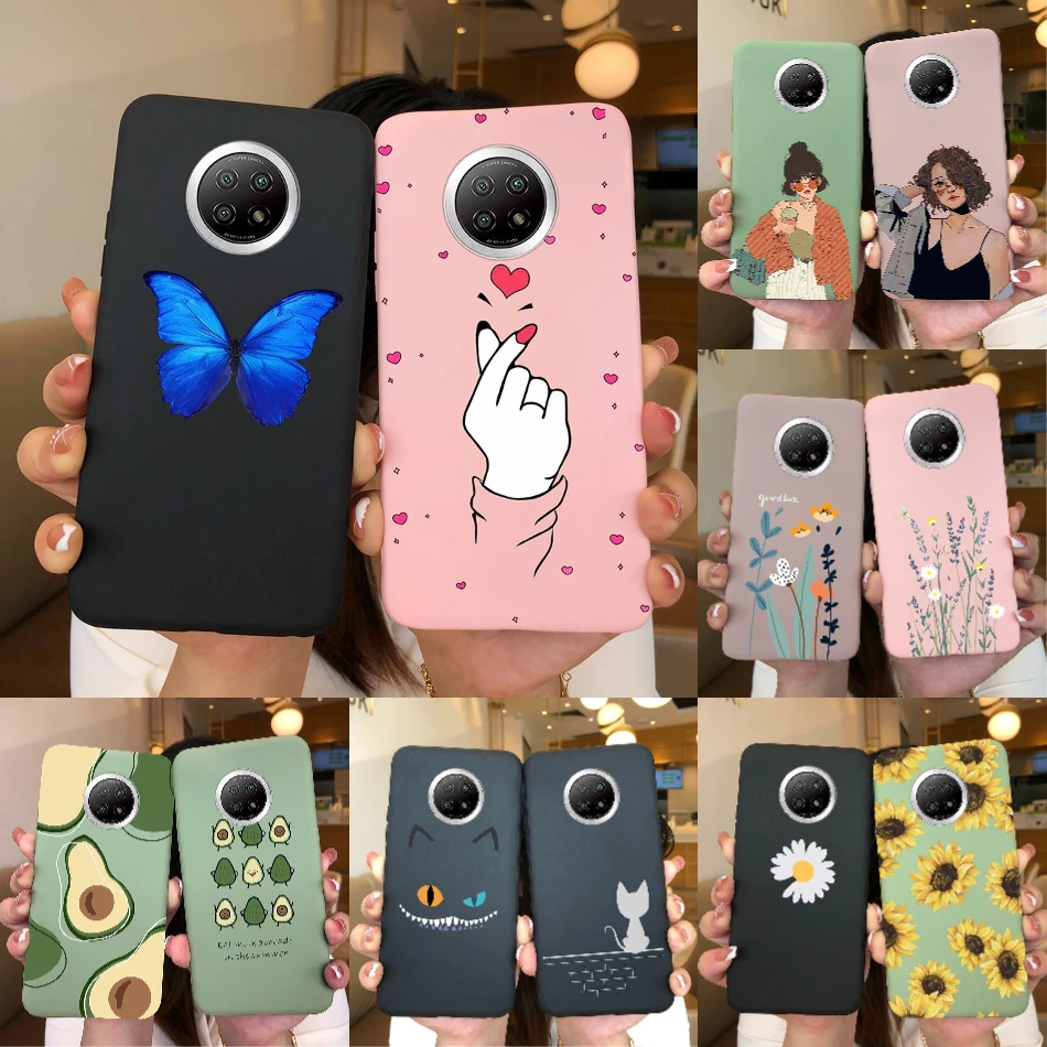 For Xiaomi Redmi Note 9T Case Cover Shockproof Silicone Phone Case Cute Soft Bumper for Xiaomi Redmi Note 9T 9 T Note9T 5G Cases