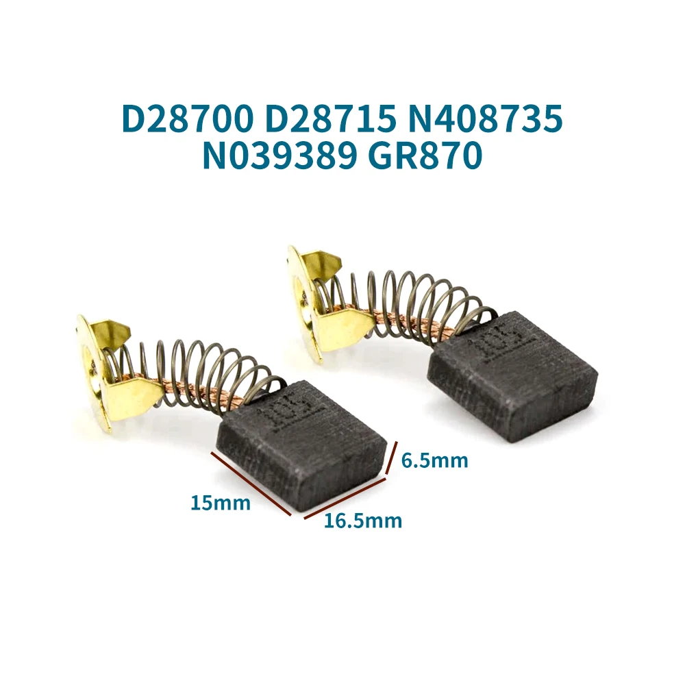 Carbon brush for Dewalt D28700 D28715 N408735 N039389 GR870 cutter motor, replacement accessory power tools