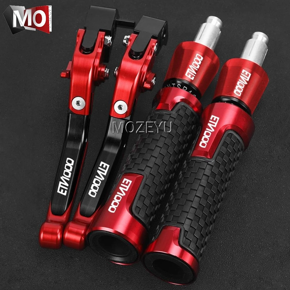 

For APRILIA CAPONORD ETV1000 ETV 1000 2002-2007 2006 Motorcycle Acessories Adjustable Brake Clutch Levers Handlebar grips ends