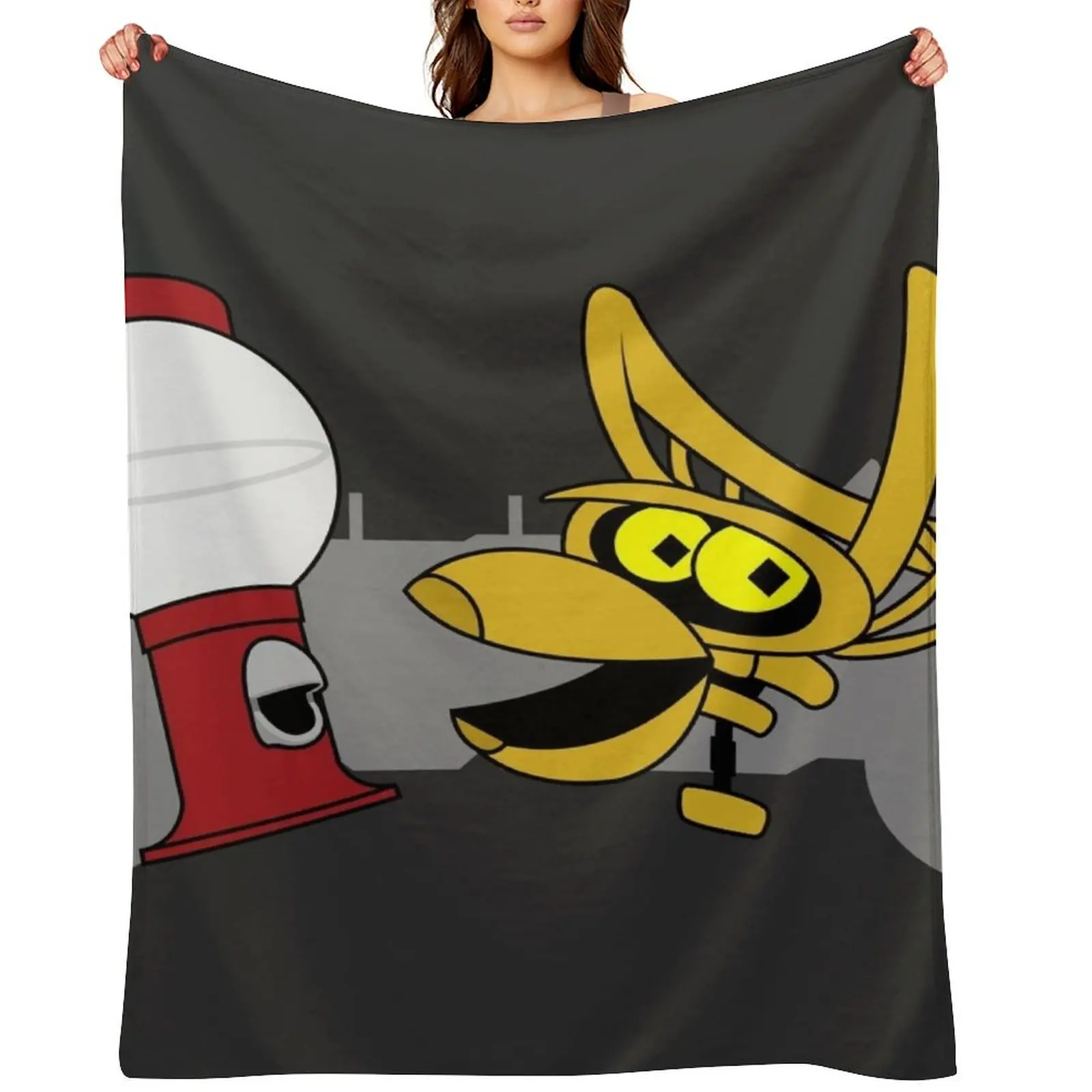 

MST3K - The Bots Throw Blanket Sofas Sofa Throw Blankets For Sofas anime Blankets