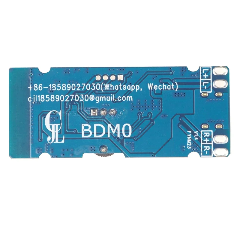 BDM0 2.0 Stereo 2x6W Bluetooth power amplifier board BT5.0 amplifier module Powered 5V with volume adjustment 5W