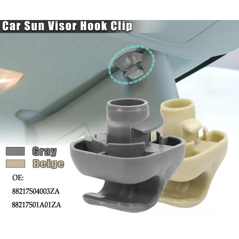 

2 шт., автомобильный солнцезащитный козырек с пряжкой для Honda Accord Civic Vrv, оригинальные крепления для поддержки зеркал Y28, световой барьер OE88217S04003ZA S01