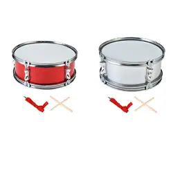 11inch Snare Drum Lightweight Portable Professional with Shoulder Strap Music Drums for Boys Children Teens Gifts