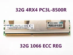 Server memory DDR3 32GB 1066MHz ECC REG Register DIMM  PC3L-8500R RAM 240pin 8500 32G 4Rx4