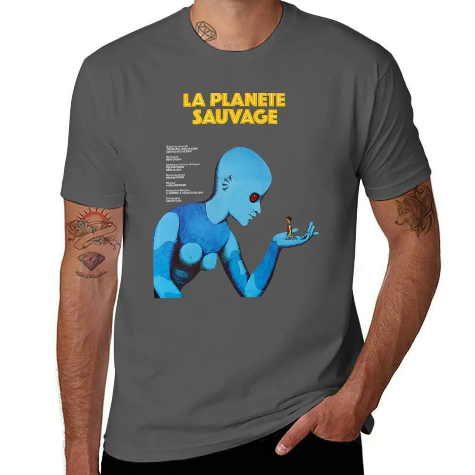 

Fantastic Planet - La Planete Sauvage T-Shirt Casual Lightweight Short Sleeve Top
