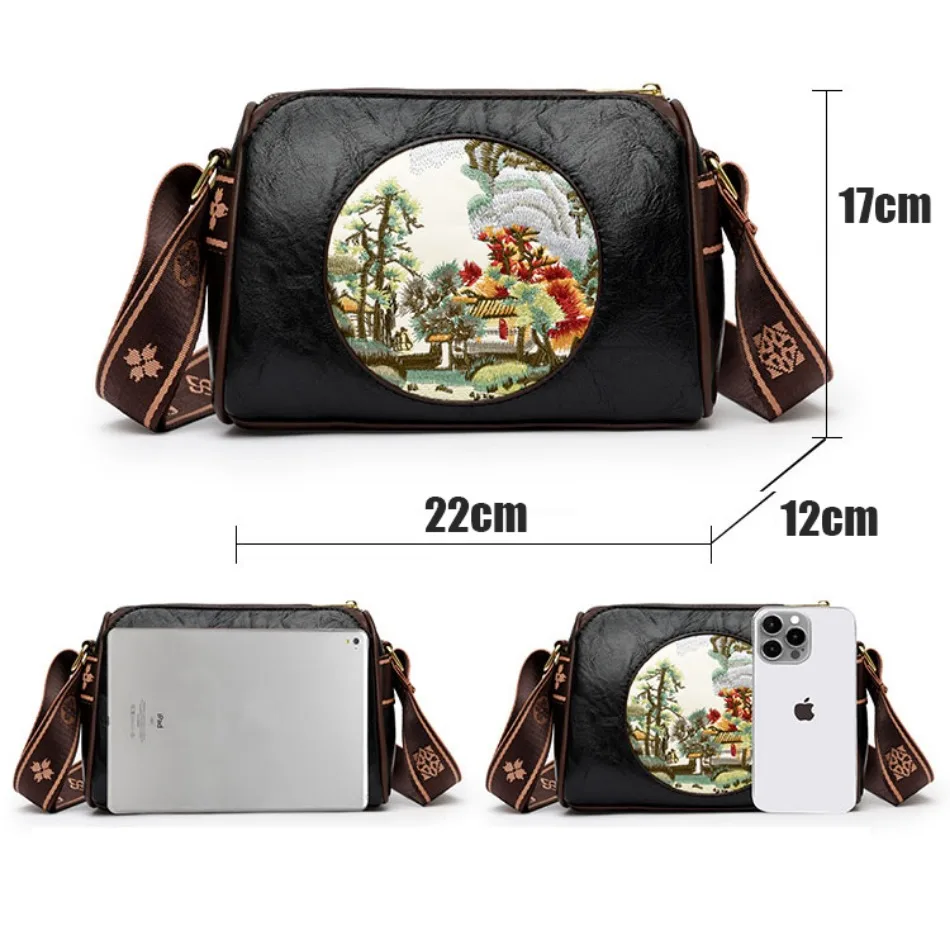 Fashion Printing Women Purses and Handbags Crossbody Luxury Designers High Quality Solid Color Leather Shoulder Messenger Bags