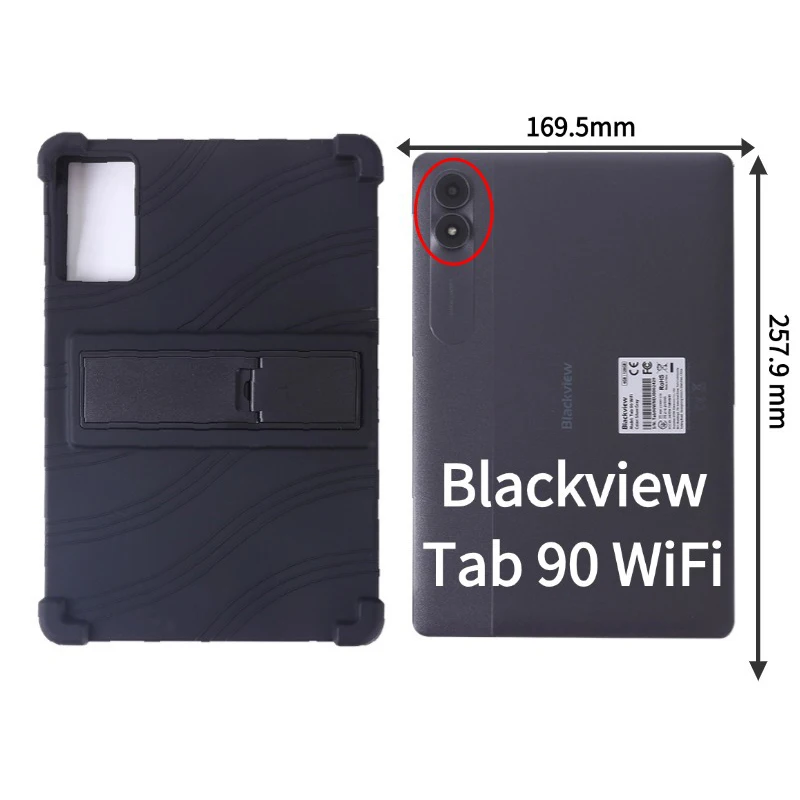 

Tablet Android Case Fold Cover Sticker For Blackview Tab 90/Tab 90 WIFI 10.92" Shockproof Waterproof Tablets Holder Accessories