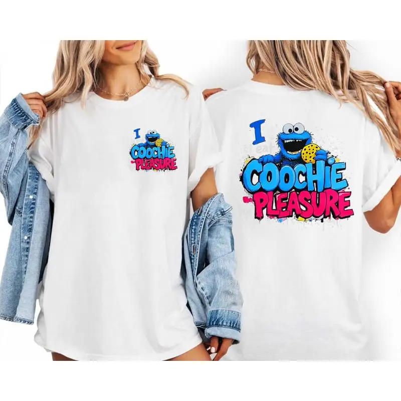 

НОВЫЙ! Забавная футболка I Eat Coochie for Pleasure Cookie 2025