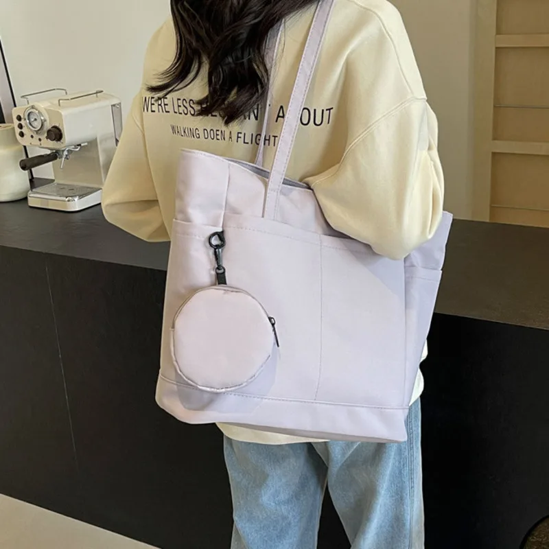 Nylon Butot Bag Women's New Large Capacity Handheld Classroom Commuter Bag for this Year College Student Computer Shoulder Bag