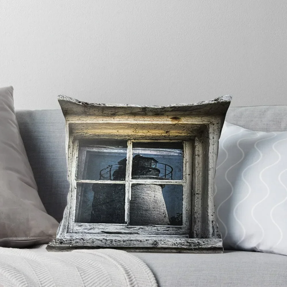 

The Reflection of the Lighthouse in my window fun gift design idea Throw Pillow Cushion Cover Luxury Luxury Pillow Cover pillow