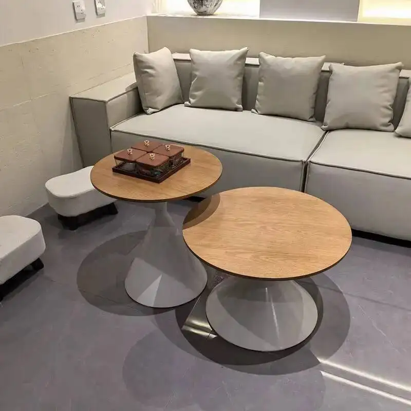 

Кофейный столик в скандинавском стиле: уникальный современный круглый набор, универсальный классический журнальный столик для дома и гостиной