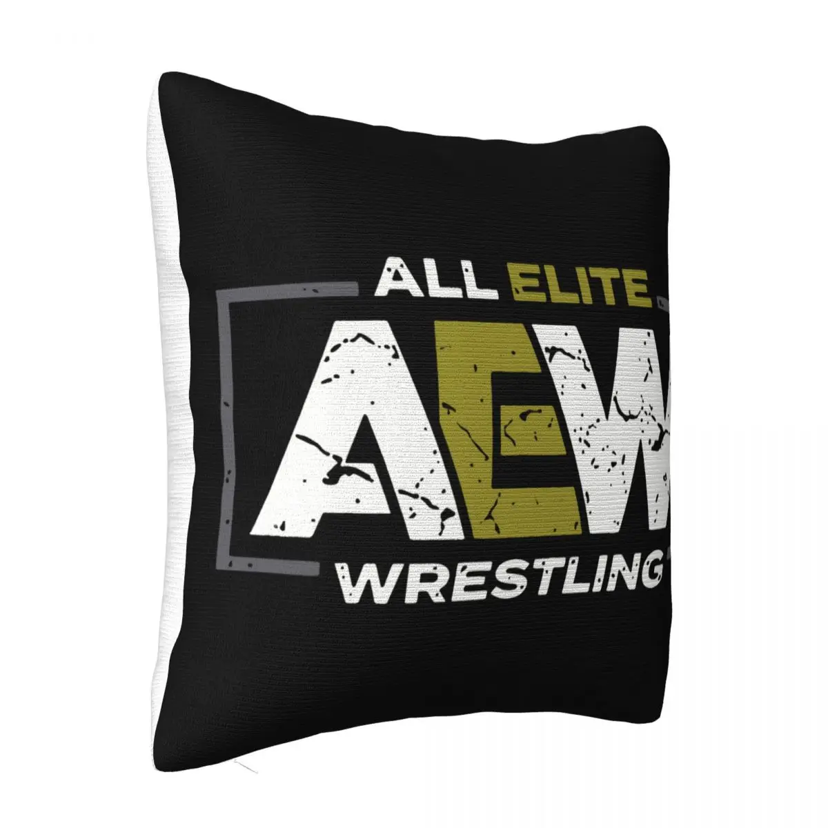 Brand All Elite Aew Wrestling Aew Logo Men T Sbz6241 Fashion Goth Text Solid Color Stylish Pillow Case