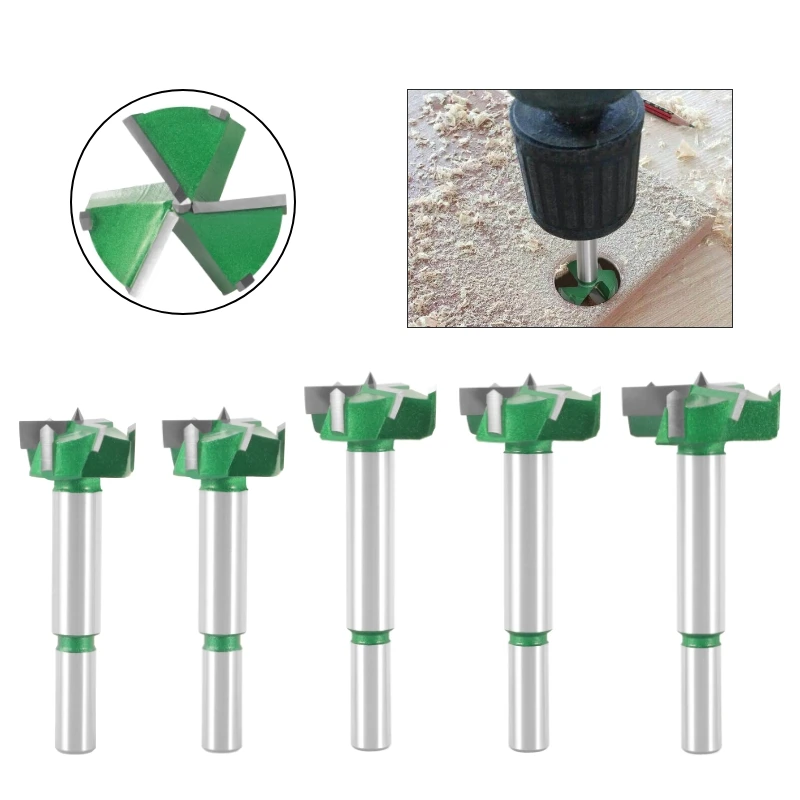 YUSUN Hinge Boring Bit Forstner Drill Three Carbide Router Cutter Woodworking Milling For Wood