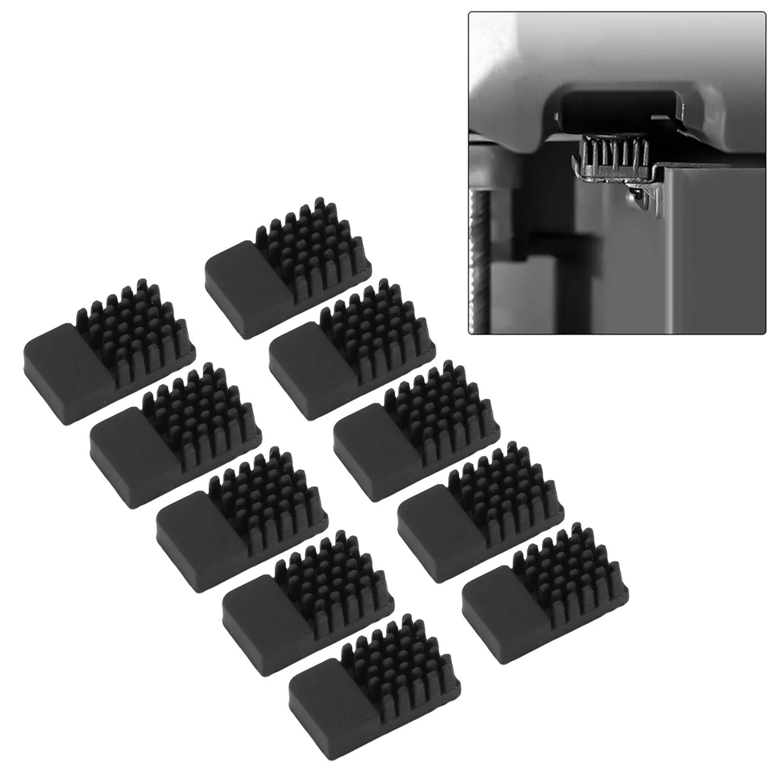 

10Pcs Nozzle Brush Fit for Elegoo Centauri Carbon 3D Printer Hotend Consumables Wiper Silicone Heat Proof Cleaner with Adhesive